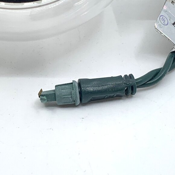 2 Coca-Cola Christmas Lighted Ornaments Santa w/Fawn & Snow Man Vintage Radiance - Picture 10 of 10